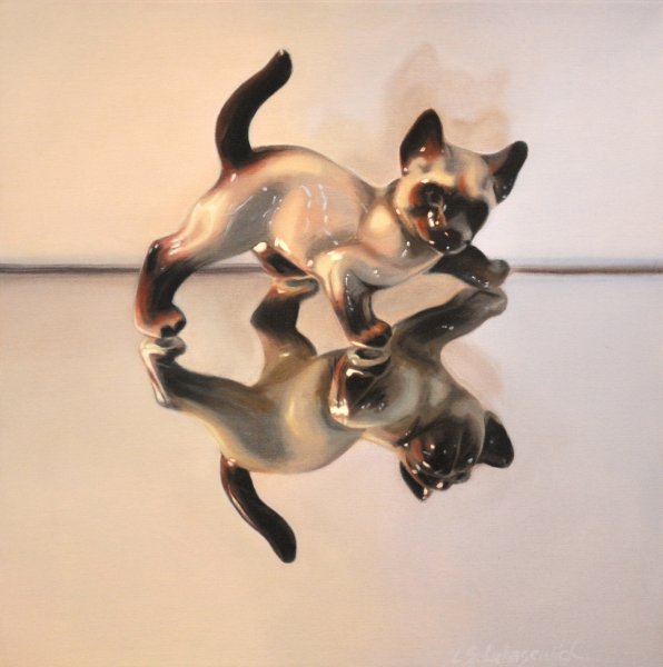Good Kitty 72, 24 x 24", oil & alkyd on canvas,  $1500.00Cdn