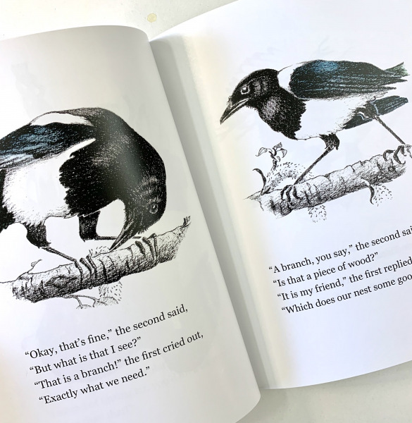 TWO MAGPIES, sample2