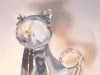 CLEAR KITTY, oil & alkyd on canvas, $1400.00Cdn