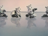 HER PANDA'S, oil & alkyd on canvas, $3300.00Cdn