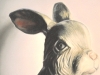 SINISTER RABBIT,  oil & alkyd on canvas, $1500.00Cdn