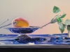 LILAC BRANCH, 12"h x 24"w, oil & alkyd on canvas, framed, $1400.00Cdn