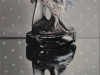 BLUEBIRD, 24"h x 12"w, oil & alkyd on canvas, framed, $1400.00Cdn