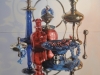PRIMARY CYCLE,  40"h x 36"w, oil & alkyd on canvas, framed, $3500.00Cdn