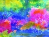 FANTASYSCAPE, watercolour on watercolour paper