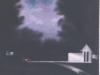 MYSTERY 3 AM, watercolour on 140lb. CP, 22 jn. H x 10 in. W