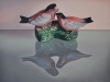 LOVEBIRDS, oil & alkyd on canvas, 30 in. H x 40 in. W, $3300.00Cdn