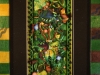 LEAF DEVA, watercolour construction & acrylic on poplar, 38 in. H x 18 in. W, SOLD